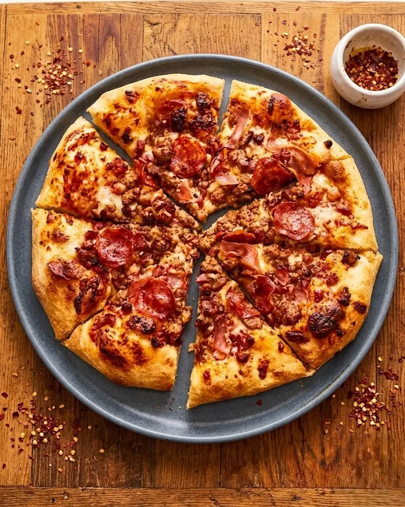 Best meat lovers pizza in downtown Winnipeg, MB