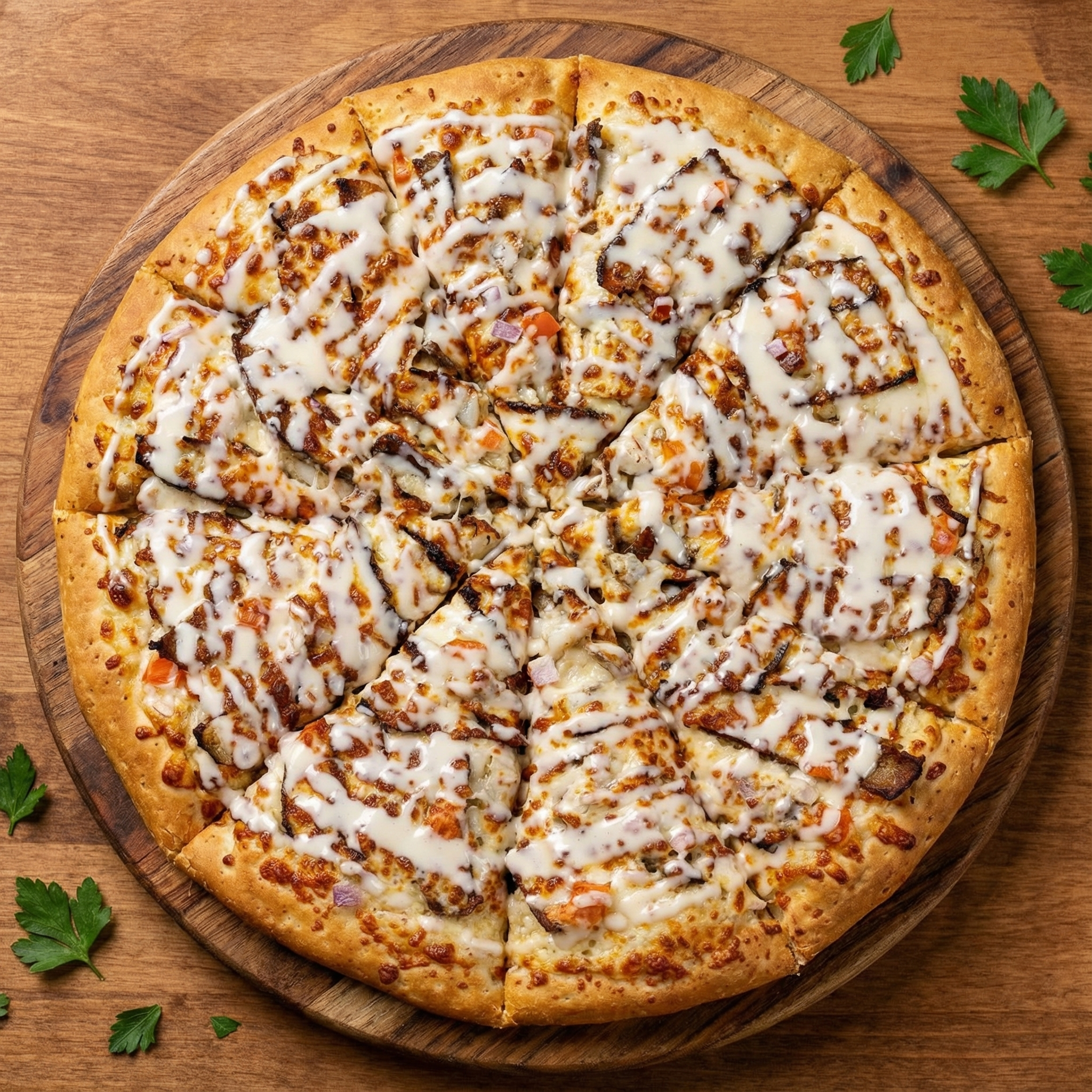 Handcrafted pizza crust at Haydar Pasha Pizza, downtown Winnipeg